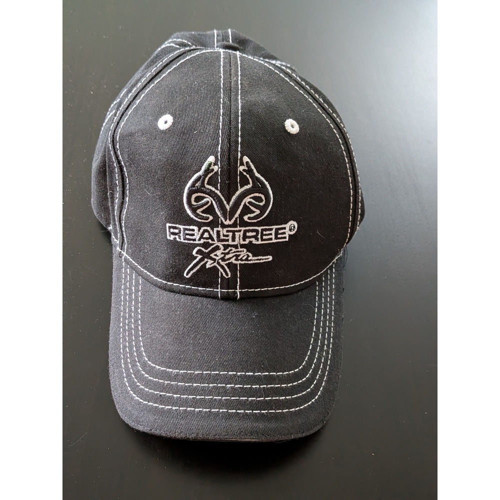 Realtree Xtra Baseball Hat Cap Black OSFM Paramount Apparel